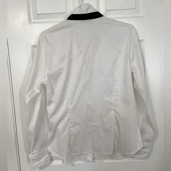 White with black button down shirt. - Picture 4 of 4